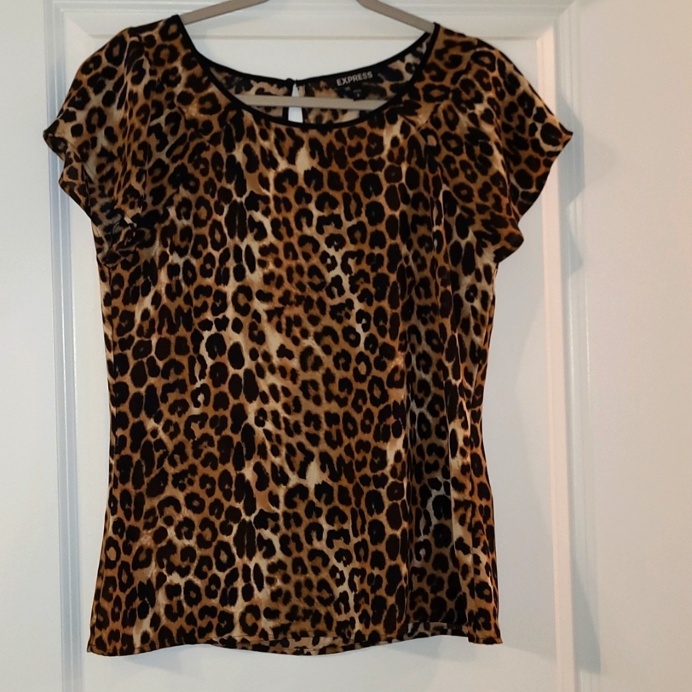 Express leopard print blouse - Picture 3 of 3